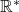\mathbb{R}^*