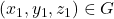(x_1,y_1,z_1)\in G