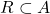 \mathscr{R} \subset \mathscr{A}
