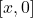 [x,0]