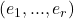 (e_1,...,e_r)