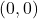\left( 0 , 0      \right)