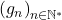 \left( g_n \right)_{n \in \mathbb{N}^*}