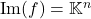 \mathrm{Im}(f)=\mathbb{K}^n