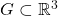 G\subset\mathbb{R}^3