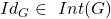 Id_G \in\ Int(G)
