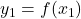 y_1 = f(x_1)