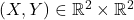\left( X, Y \right) \in \mathbb{R}^2 \times \mathbb{R}^2