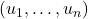 (u_1,\dots,u_n)
