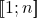 [\![1;n]\!]