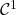 \mathcal{C}^1