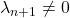 \lambda_{n+1} \ne 0