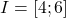 I=\lbrack{4;6}\rbrack