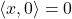 \langle x,0\rangle=0