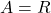 \mathscr{A} = \mathscr{R}