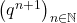 \left( q^{n+1} \right)_{n \in \mathbb{N}}