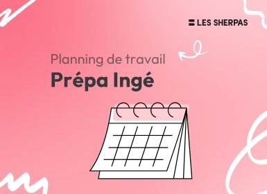 Planning de travail Prépa Scientifique