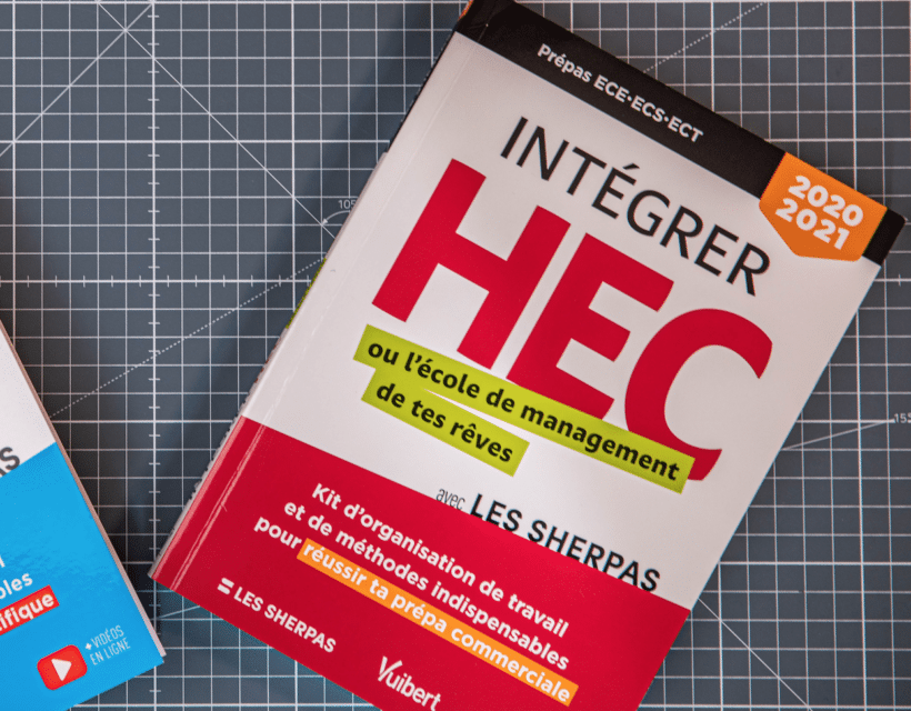 Sortie du Livre des Sherpas – Intégrer HEC ou l’école de management de tes rêves 