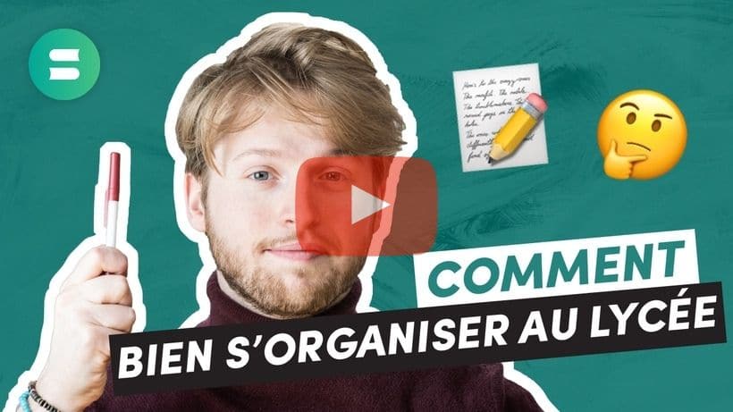 Comment s’organiser efficacement au lycée ? (+ planning de travail) 