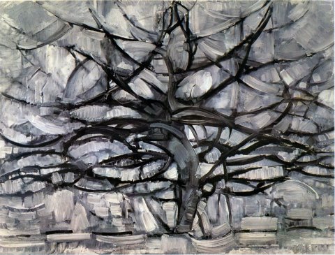Arbre argenté de Piet Mondrian