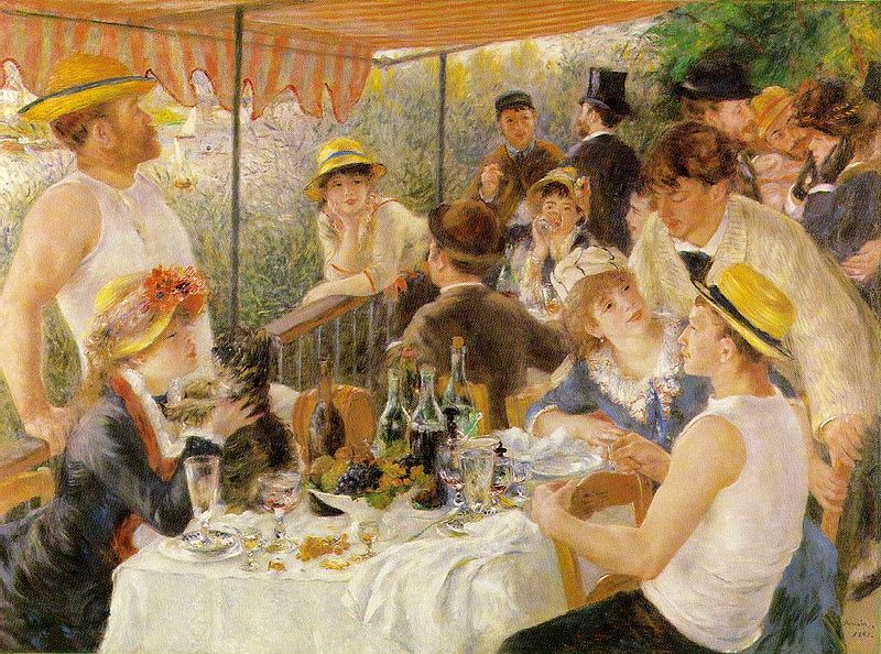 Le Déjeuner des canotiers d'Auguste Renoir