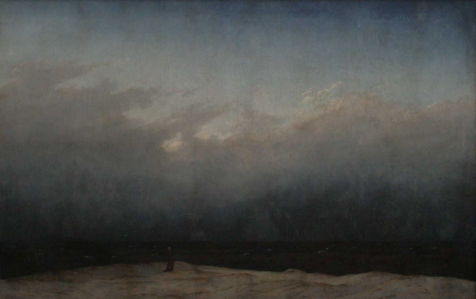 Le Moine au bord de la mer de Caspar David Friedrich