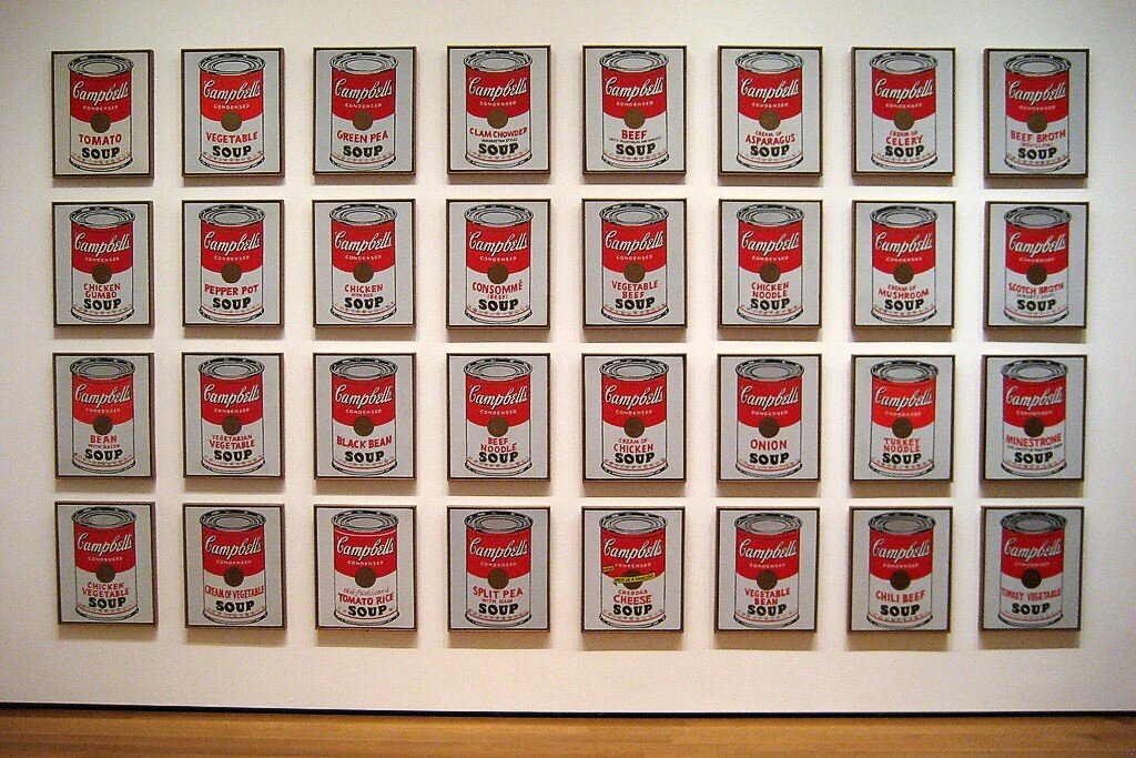 campbell's soup cans andy warhol