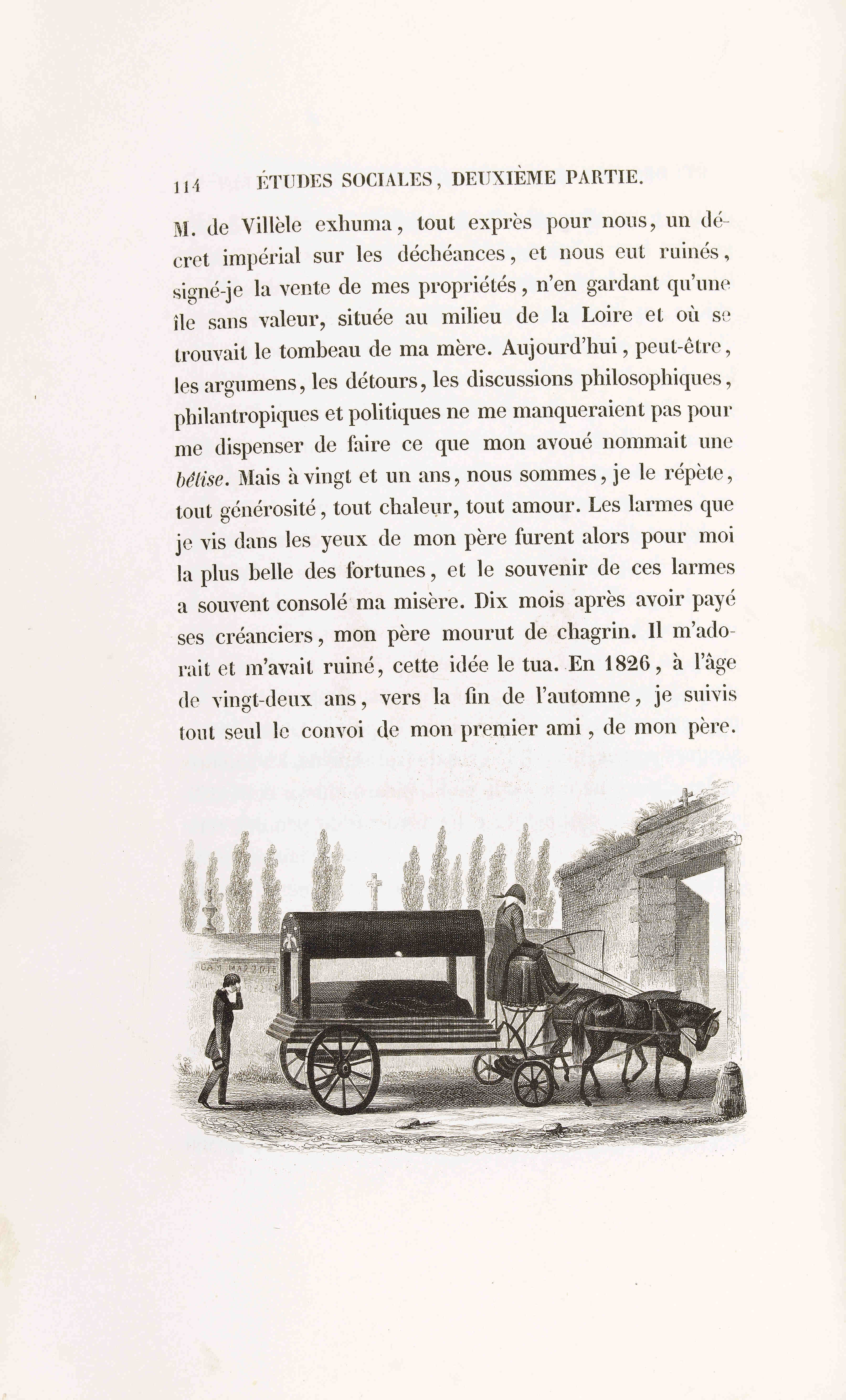 'Je suivis tout seul le convoi de mon premier ami, de mon père.''