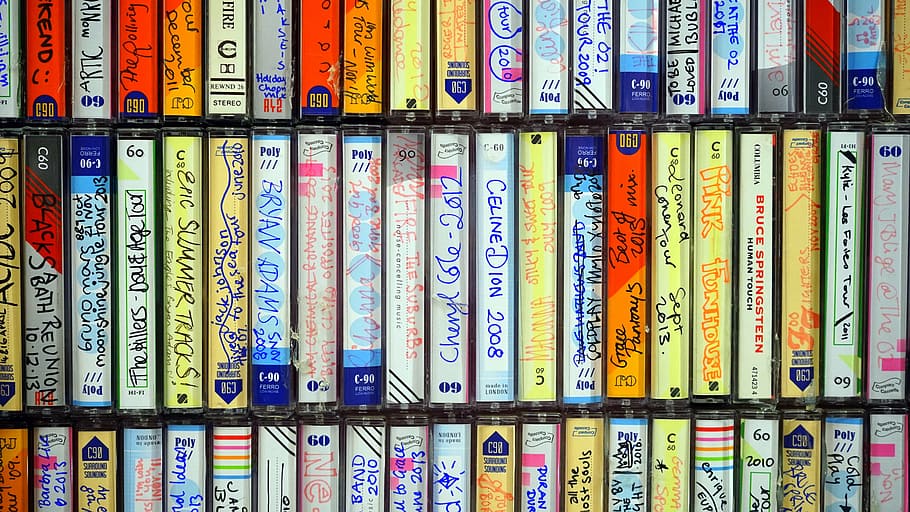 cassettes années 80