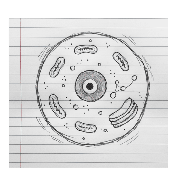 Schéma d'une cellule eucaryote animale