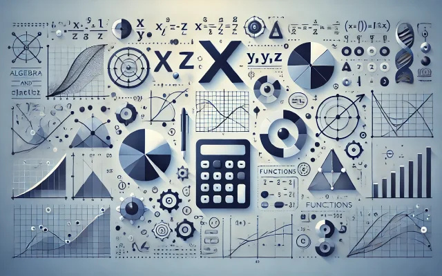 Image qui représente l'Algèbre et les Fonctions mathématiques