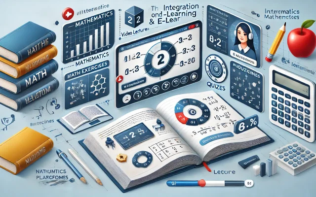 Image qui représente le rôle des Maths dans l'E-Learning