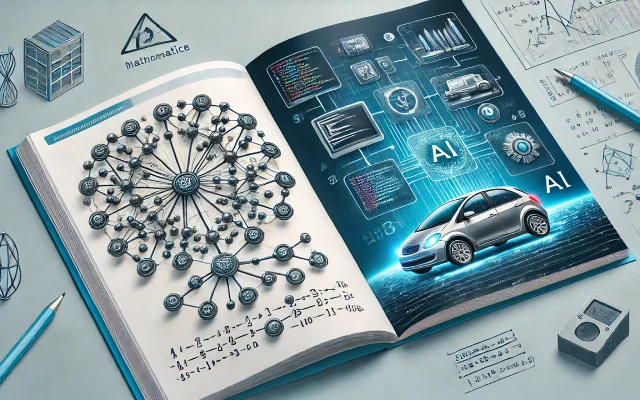 Image qui représente la relation entre les Maths et l'Ia