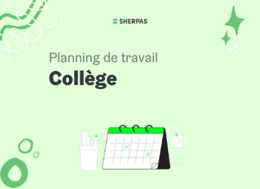 Planning de travail Collège