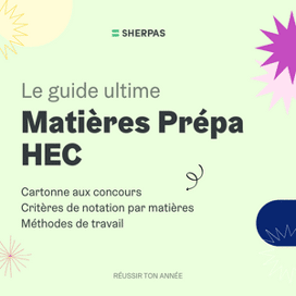 Guide Matières Prépa HEC