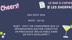 Copie ESH ESCP 2018 notée 20/20 💥