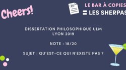 Copie de Dissertation Philosophique ULM &#8211; Lyon 2019 notée 18/20 💥