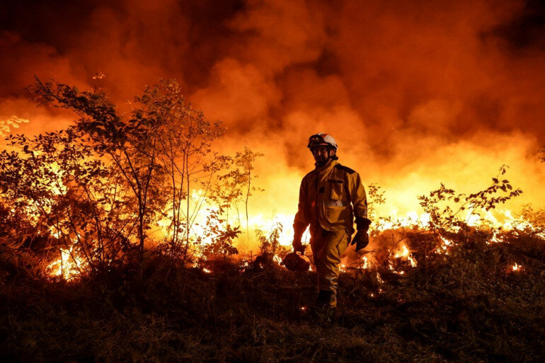 Incendie en gironde / Crédit : THIBAUD MORITZ / AFP - faits marquants