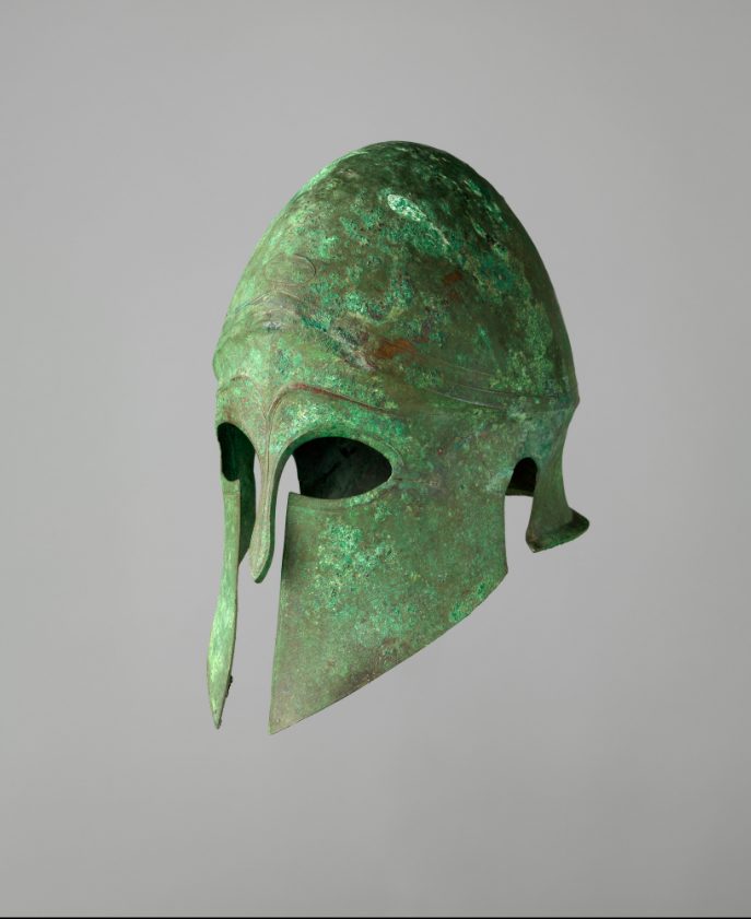 casque corinthien au musée MET