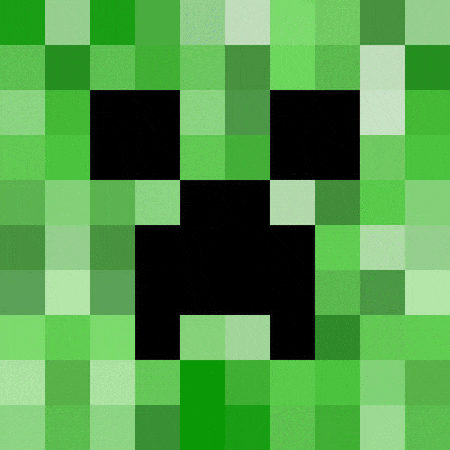 image pixélisée à la minecraft