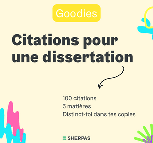dissertation philosophie méthode Carnet de 100 citations pour dissertation ! ️