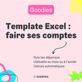 Un tableau excel pour faire tes comptes 