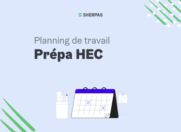 Planning de travail Prépa HEC