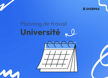 Planning de travail Université