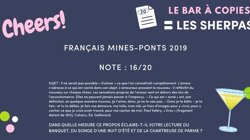 Corrigé de Français Mines-Ponts 2019 noté 16/20 
