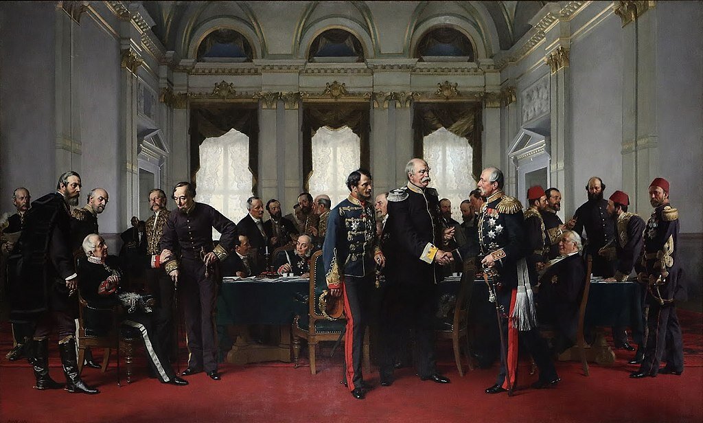 Le congrès de Berlin, tableau par Anton von Werner