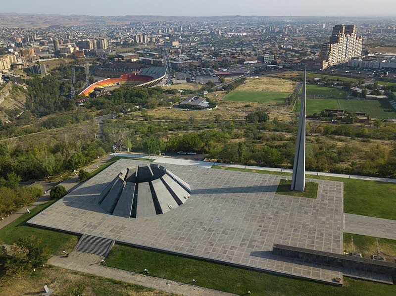 Mémorial du génocide à Erevan en Arménie