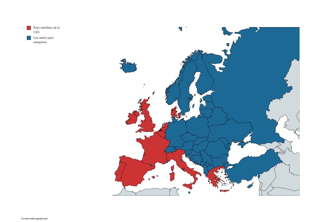 carte de la CEE