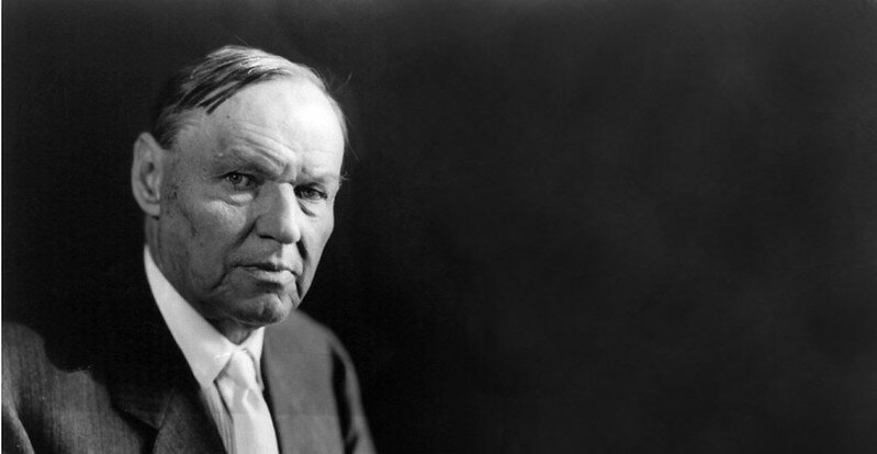 Portrait de Clarence Darrow, avocat célèbre