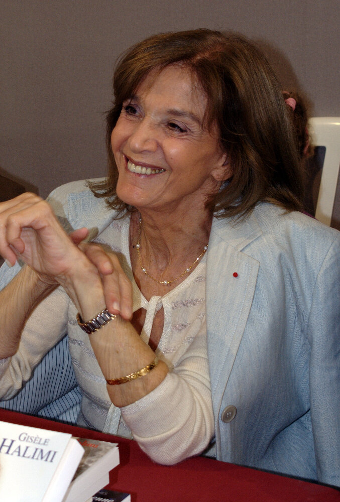 Portrait Gisèle Halimi, avocat célèbre